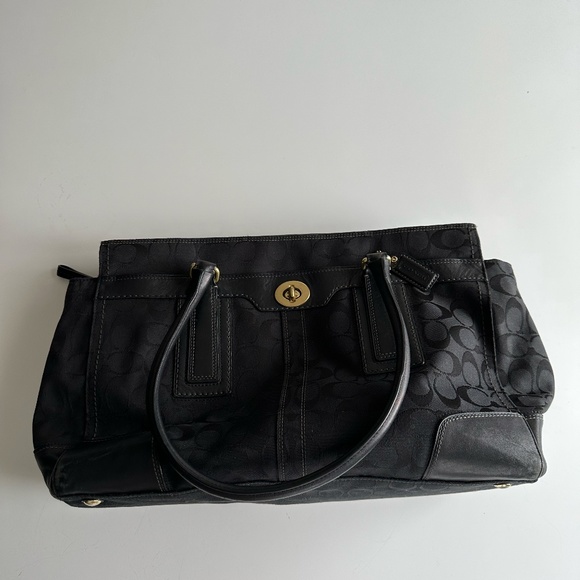 Coach Large Top Handle Bag - Picture 1 of 6